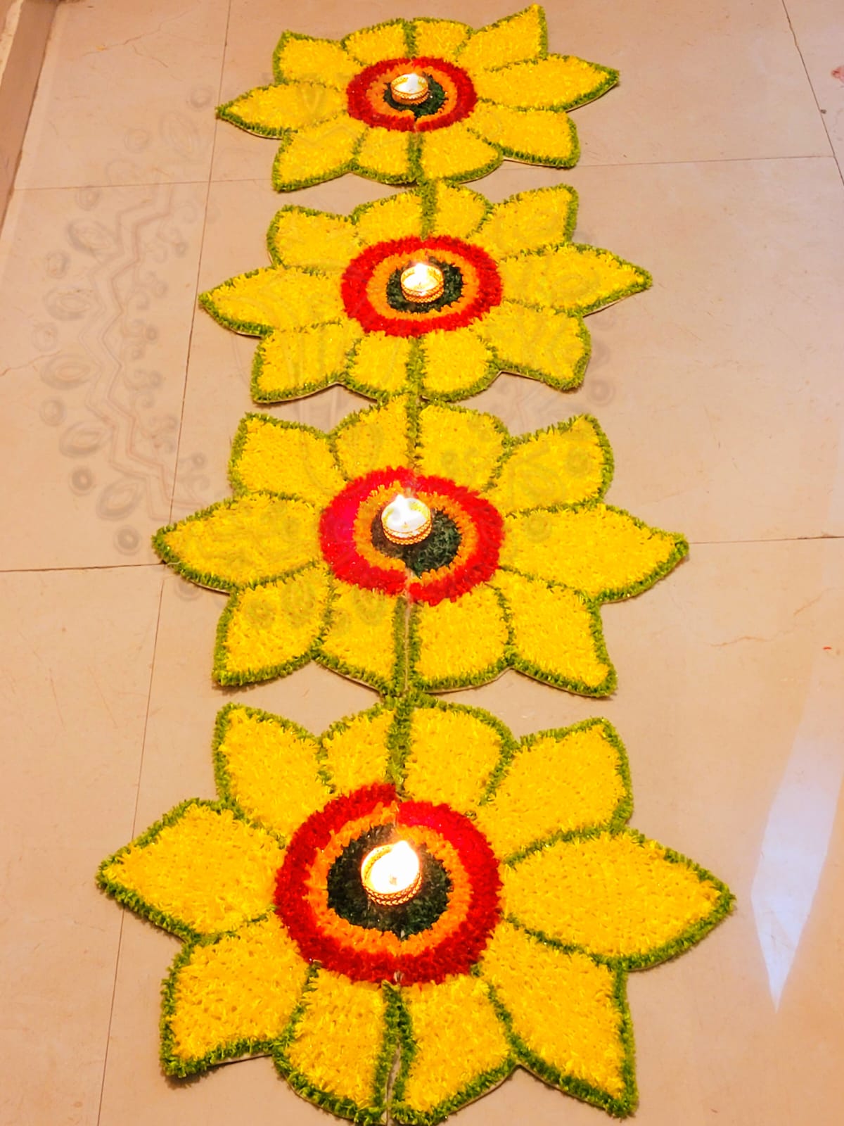 Premium washable Rangoli Mat - Image 5