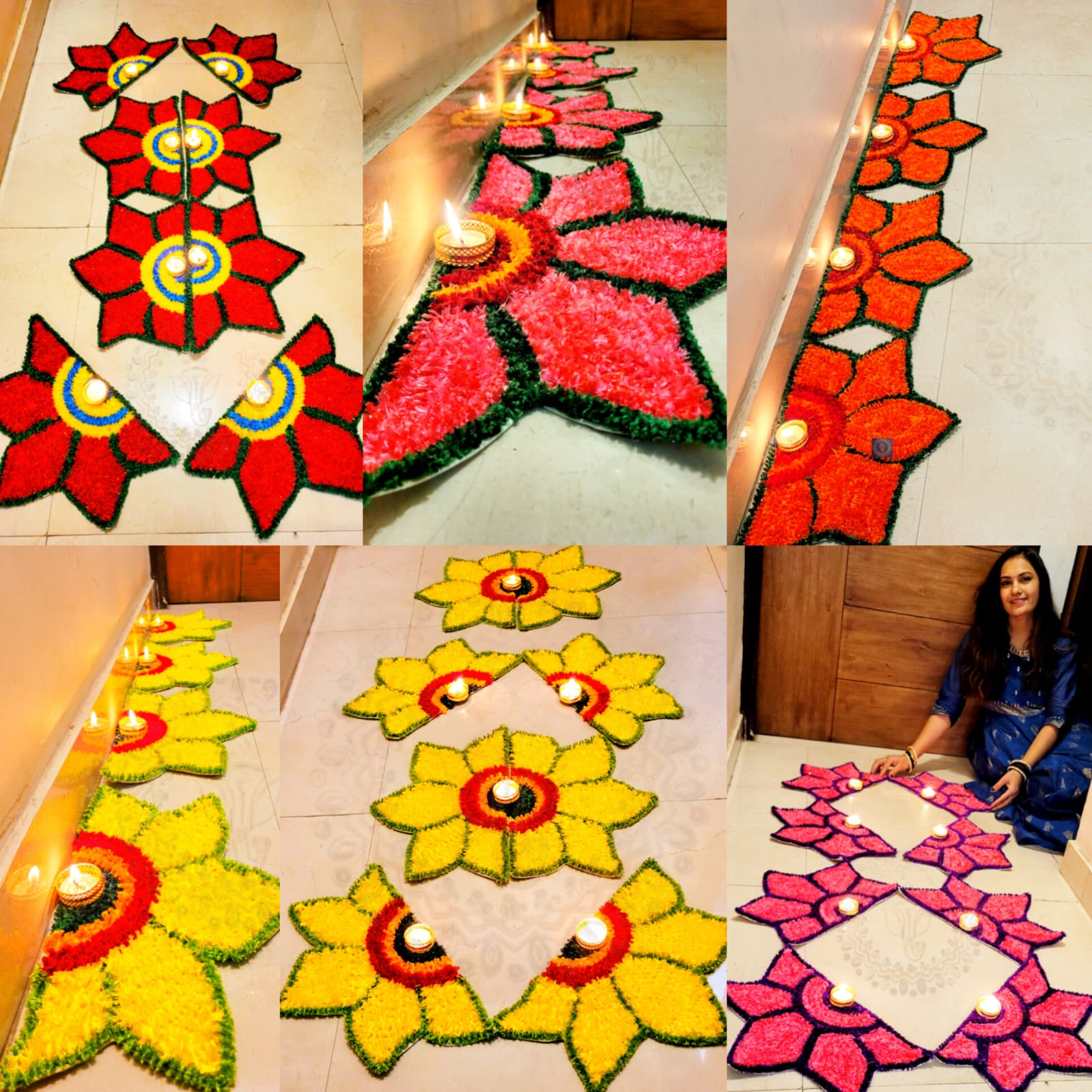 Premium washable Rangoli Mat