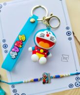 Rakhi Special Gift Combo – 1 Rakhi + 1 Keychain | Raksha Bandhan Special
