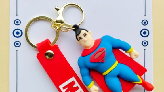 Raksha Bandhan Gift Combo – 1 Designer Rakhi + 1 Premium Keychain