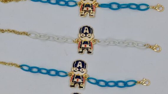 Beautiful Kids Rakhi – Captain America Theme